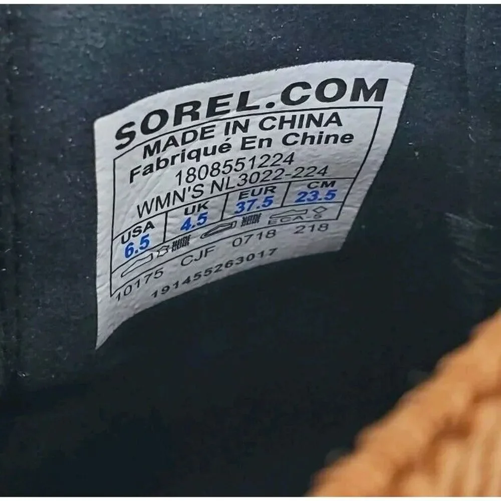 Sorel Boots (Womens 6.5) Joan Of Arctic Wedge II‎ Brown Ankle Booties NL3022-224